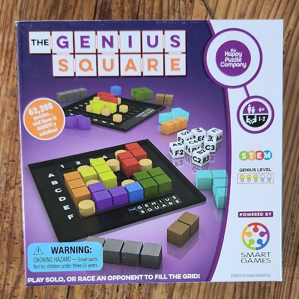 Genius Square Game - Multicolor